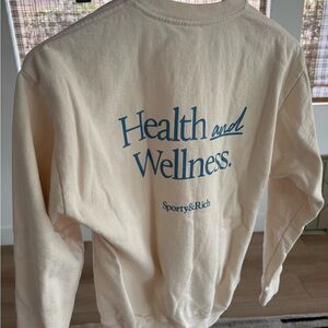 Sporty & Rich Cream Sweater for women